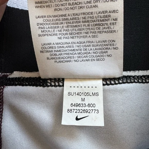 Nike Dri Fit Women’s Tight Moment Federation Collection Red Leggings SZ M - Picture 5 of 16